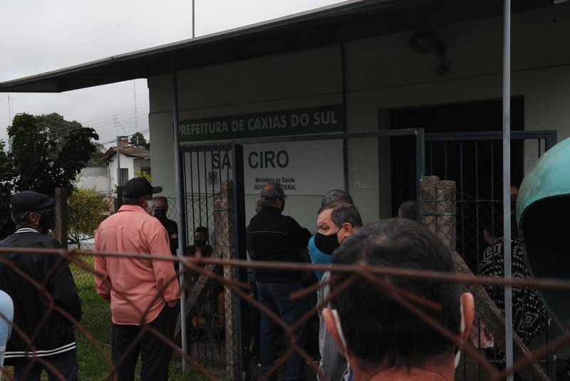 CAXIAS DO SUL, RS, BRASIL (12/04/20210Começou hoje a vacinação para maiores de 63 anos. (Antonio valiente/Agência RBS)<!-- NICAID(14755704) -->