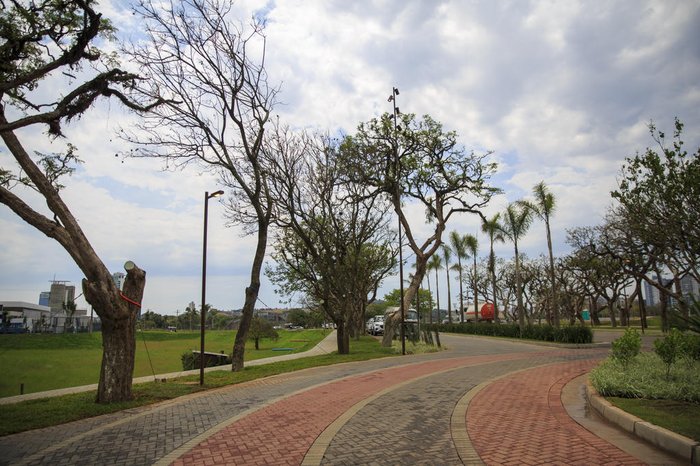 As ruas do bairro planejado já estão prontas e pavimentadas