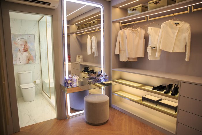 Closet de uma das suítes