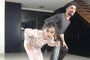 Pablo Beck Puhle e a filha Verônica ficaram famosos no TikTok ao realizarem coreografias juntos.<!-- NICAID(14909077) -->