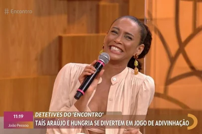 Taís Araújo no Encontro com Fátima Bernardes<!-- NICAID(14910166) -->