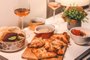 comida árabe, porto alegre, destemperados, chancliche, esfiha, babganoush, hommus, pão árabe, kibe, falafel<!-- NICAID(14914142) -->