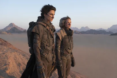 Cena de Duna, adaptação da obra de Frank Herbert dirigida por Denis Villeneuve<!-- NICAID(14921348) -->
