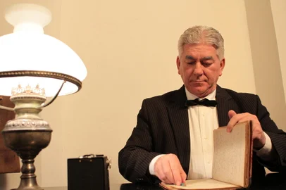 Documentário ¿O Guardador de Histórias ¿ João Spadari Adami. Na foto, o ator convidado Arcângelo Zorzi (Maneco)<!-- NICAID(14935398) -->