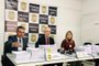 Delegado Regional, Sandro Meinerz, que concedeu entrevista coletiva junto aos delegados Laurence Teixeira e Débora Dias, responsáveis pela investigação que indiciou dois ex-prefeitos de Agudo e mais 15 pessoas por crimes contra a administração pública<!-- NICAID(14939423) -->