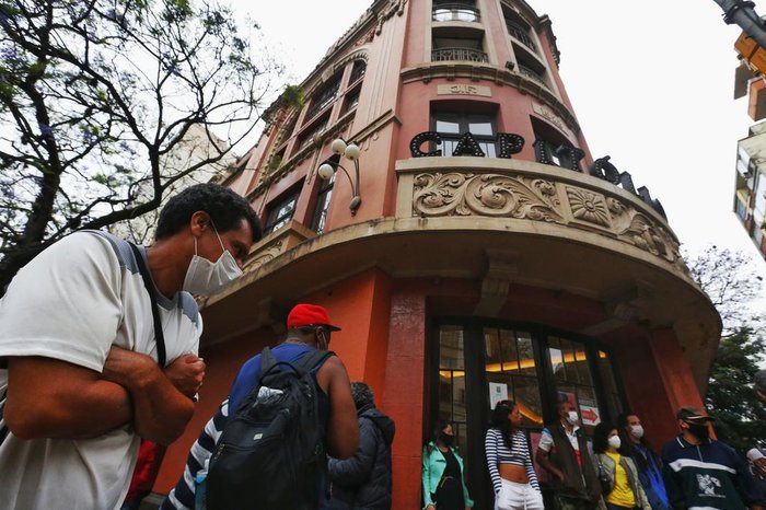 Espectadores seguiram as mesma regras dos pagantes, com utilização de máscara e comprovando a vacinação