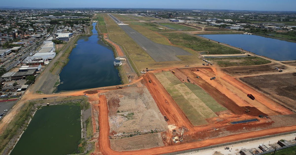 Ampliação da pista do aeroporto Salgado Filho ganha traçado definitivo; veja fotos GZH Ampliação da pista do aeroporto Salgado Filho ganha traçado definitivo; veja fotos GZH