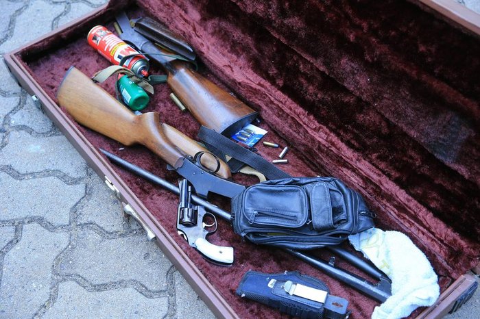 Apreensões feitas durante a operação policial