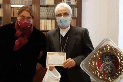 carlo acutis, dom alessandro, reliquia<!-- NICAID(14953897) -->