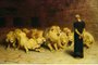 Daniel na Cova dos Leões, tela de Briton Rivière (1840-1920)<!-- NICAID(14953486) -->
