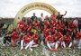 O pôster do Inter tricampeão do Gauchão Feminino