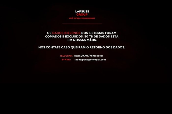Ministério da Saúde / Reprodução