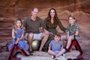 Príncipe William, Kate Middleton e os filhos em foto de Natal<!-- NICAID(14965373) -->