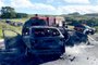 Homem morre e dois carros são carbonizados após acidente na BR-285 em Muitos Capões<!-- NICAID(14975771) -->