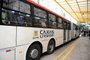 CAXIAS DO SUL, RS, BRASIL, 19/11/2021 - Com a Visate operou com 50% da frota, pontos de ônibus ficaram cheios em vários momentos durante o dia. (Marcelo Casagrande/Agência RBS)<!-- NICAID(14945912) -->