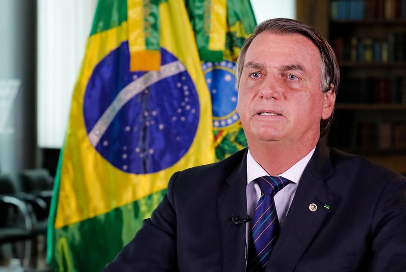 (Brasília - DF, 31/12/2021) Pronunciamento do Presidente da República Jair Bolsonaro, gravado dia 27/12/2021.Foto: Isac Nóbrega/PR<!-- NICAID(14983986) -->