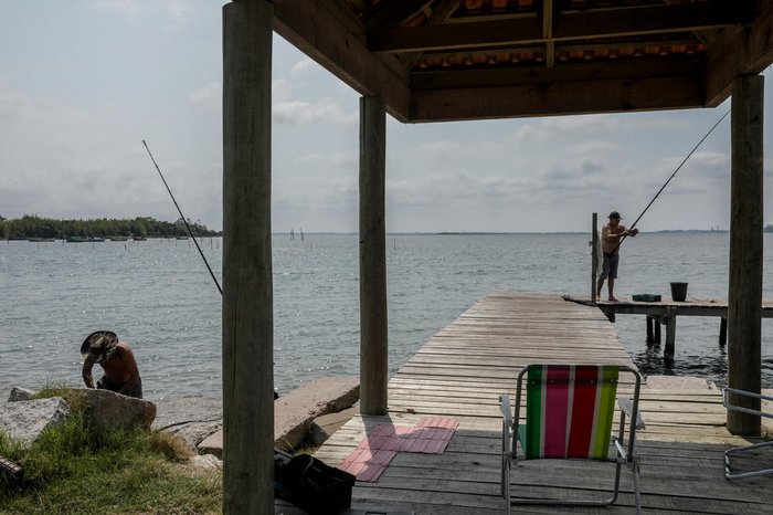 No próximo ano, irmãos pretendem oferecer área de banho também no estuário da Lagoa dos Patos