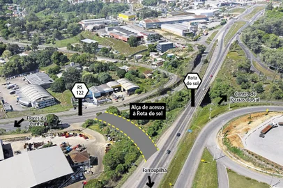 EGR projeta para abril construção de alça ligando RS-122 à Rota do Sol, em Caxias<!-- NICAID(14666460) -->