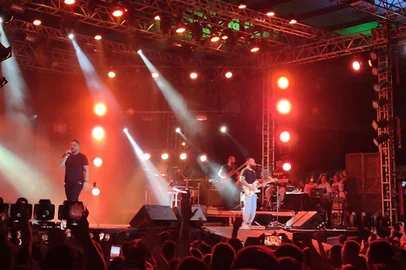 Show de Jorge e Mateus na Festa da Uva 2022, na noite de sábado.<!-- NICAID(15021838) -->