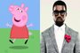 Montagem Peppa Pig e Kanye West<!-- NICAID(14880998) -->