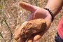 Sítio arqueológico de mais de 6 mil anos é identificado por pesquisadores em Frederico Westphalen. Peças encontradas. Na foto, Biface. É um instrumento característico dos caçadores-coletores, feito com muita técnica..<!-- NICAID(15026124) -->