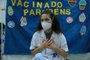 PORTO ALEGRE,RS,BRASIL.2022,02,28.Vacinação no Posto de Saúde Morro Santana.Na foto.Maria Aline Silveira de Oliveira, fala emocionada ao lembrar a perda dos pais por não terem a oportinade de se vacinar.(RONALDO BERNARDI/AGENCIA RBS).<!-- NICAID(15028885) -->