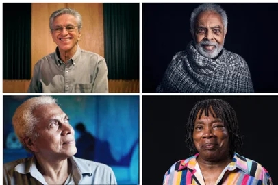 Caetano Veloso, Gilberto Gil, Paulinho da Viola e Milton Nascimento<!-- NICAID(15032026) -->
