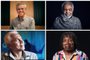 Caetano Veloso, Gilberto Gil, Paulinho da Viola e Milton Nascimento<!-- NICAID(15032026) -->