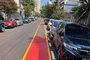 ciclofaixa sinalizada pela EPTC provoca reclamações na Rua Lopo Gonçalves na Cidade Baixa<!-- NICAID(15032228) -->