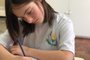 Joice de Rossi Camassola, 14 anos, é usuária da Apae de Caxias do Sul. Na foto, ela está na escola especial, uma das modalidades de atendimento da entidade<!-- NICAID(15048848) -->