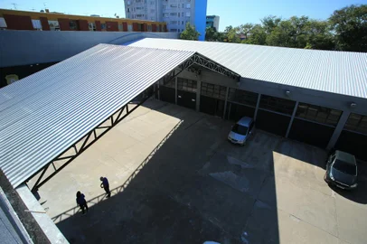 PORTO ALEGRE, RS, BRASIL,  29/03/2022- Após um ano e meio, obra de revitalização de sede do Denarc com investimento de mais de R$ 1,5 milhão em Porto Alegre é finalizada. Foto: Ronaldo Bernardi / Agencia RBS<!-- NICAID(15054018) -->