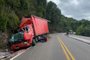 Acidente envolvendo caminhão na BR-116 em Campestre da Serra.<!-- NICAID(15057932) -->