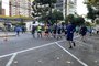 Evento-teste maratona surdolímpica em Caxias do Sul neste domingo (24). Na foto, largada na rua Alfredo Chaves<!-- NICAID(15076453) -->