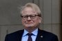 Swedens Defence Minister Peter Hultqvist looks on during an enhanced honor cordon at the Pentagon December 10, 2019 in Washington, DC. (Photo by Olivier Douliery / AFP)Editoria: POLLocal: WashingtonIndexador: OLIVIER DOULIERYSecao: politics (general)Fonte: AFPFotógrafo: STF<!-- NICAID(15083042) -->