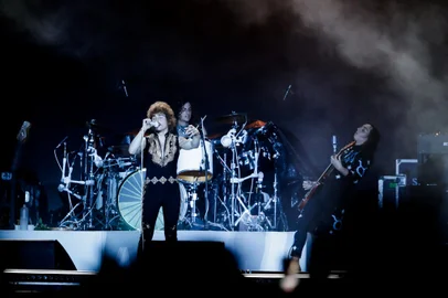 Porto Alegre, RS, Brasil, 05/05/2022 . Show da banda Greta Van Fleet na abertura do Metallica. Foto: Jonathan Heckler/Agência RBS<!-- NICAID(15088483) -->
