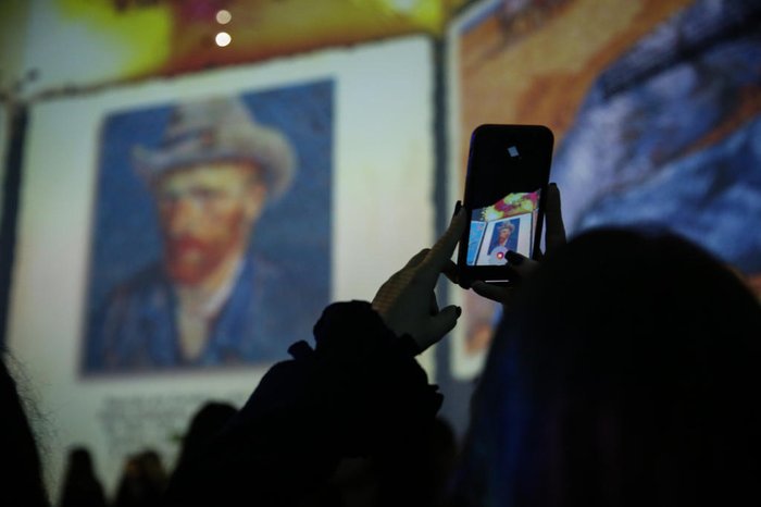 Público aproveitou a Noite dos Museus para registrar a visita em fotos