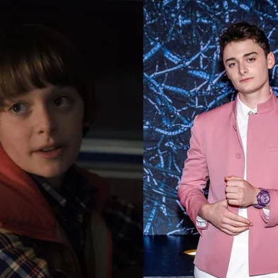 Antes e depois do elenco de Stranger Things <!-- NICAID(15105315) -->