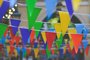 Festa Junina, bandeirinhas, destemperados<!-- NICAID(14125744) -->