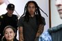 US WNBA basketball superstar Brittney Griner arrives to a hearing at the Khimki Court, outside Moscow on June 27, 2022. - Griner, a two-time Olympic gold medallist and WNBA champion, was detained at Moscow airport in February on charges of carrying in her luggage vape cartridges with cannabis oil, which could carry a 10-year prison sentence. (Photo by Kirill KUDRYAVTSEV / AFP)Editoria: CLJLocal: KhimkiIndexador: KIRILL KUDRYAVTSEVSecao: basketballFonte: AFPFotógrafo: STF<!-- NICAID(15133646) -->