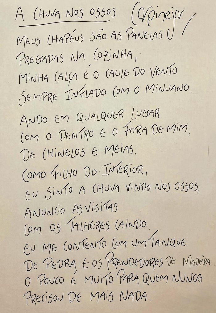 Arquivo pessoal / Reprodução Arquivo pessoal / Reprodução