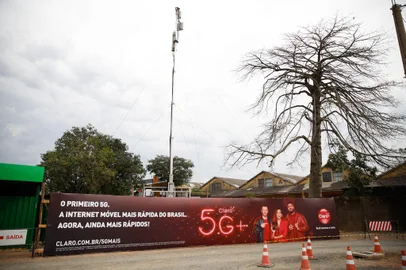 PORTO ALEGRE, RS, BRASIL, 28/07/2022- Antena 5G em Porto Alegre. Foto: Anselmo Cunha/Agencia RBS<!-- NICAID(15160635) -->