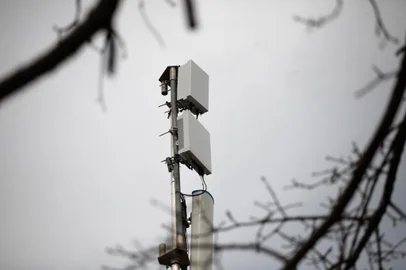 PORTO ALEGRE, RS, BRASIL, 28/07/2022- Antena 5G em Porto Alegre. Fotos no Cais Embarcadero.  Foto: Anselmo Cunha/Agencia RBS<!-- NICAID(15160634) -->