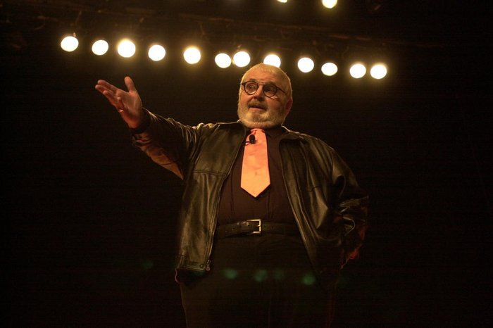 Jô esteve no Teatro São Pedro, em Porto Alegre, em 2001