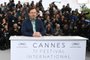 Danish director Lars Von Trier poses on May 14, 2018 during a photocall for the film The House that Jack Built at the 71st edition of the Cannes Film Festival in Cannes, southern France.  / AFP PHOTO / Anne-Christine POUJOULAT<!-- NICAID(13548986) -->