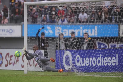 CAXIAS DO SUL, RS, BRASIL, 13/08/2022 - SER Caxias e Real Noroeste se enfrentam as 15 horas no Estádio Centenário. Jogo válido pelas oitavas de final da série D do Brasileirão. (Marcelo Casagrande/Agência RBS)<!-- NICAID(15174731) -->