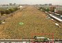 Post engana ao usar fotos de dois ângulos como se fossem de anos diferentes para depreciar ato pró-Bolsonaro