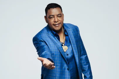 Luiz Carlos, vocalista da banda Raça Negra.<!-- NICAID(15187716) -->