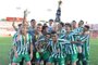 Juventude venceu o Inter por 3 a 2, no Beira-Rio e conquistou o título estadual sub-17. Na foto, a comemoração dos jogadores no gramado.<!-- NICAID(7720072) -->