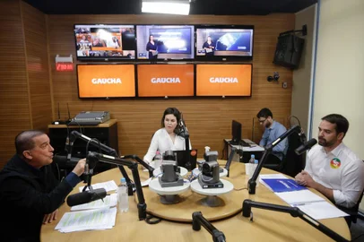 PORTO ALEGRE, RS, BRASIL, 14/10/2022-  Debate entre candidatos ao governo do RS. Foto: Mateus Bruxel/ Agência RBSIndexador: Mateus Bruxel<!-- NICAID(15235547) -->