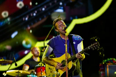 PORTO ALEGRE, RS, BRASIL, 11/11/2017. Show do Coldplay na Arena do Grêmio, em Porto Alegre.Indexador: Anderson Fetter<!-- NICAID(13262243) -->